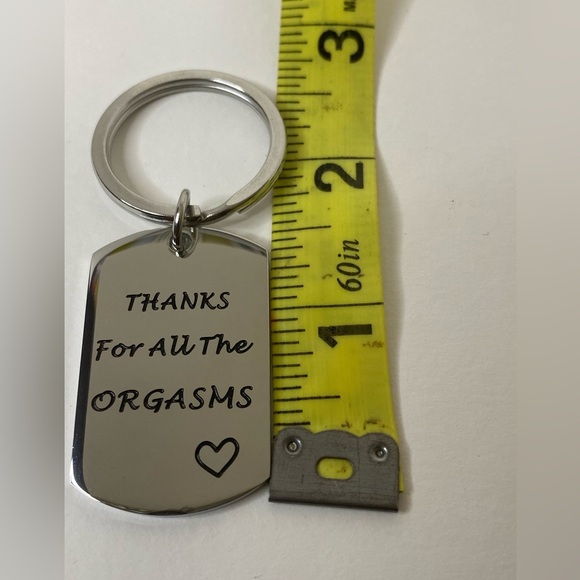 Thanks for au the ……. Keychain stainless steel - Picture 3 of 3